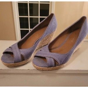 Franco Sarto Open Toe Wedges Size 11M